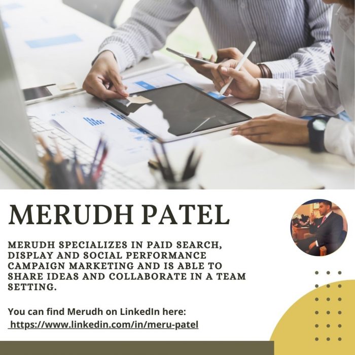 Merudh Patel is passionate about performance marketing