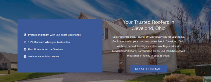 Roofing Services In Greater Cleveland, Ohio