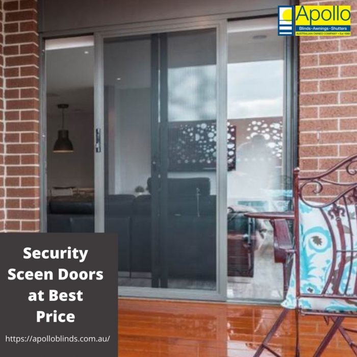 Security Screen door for home