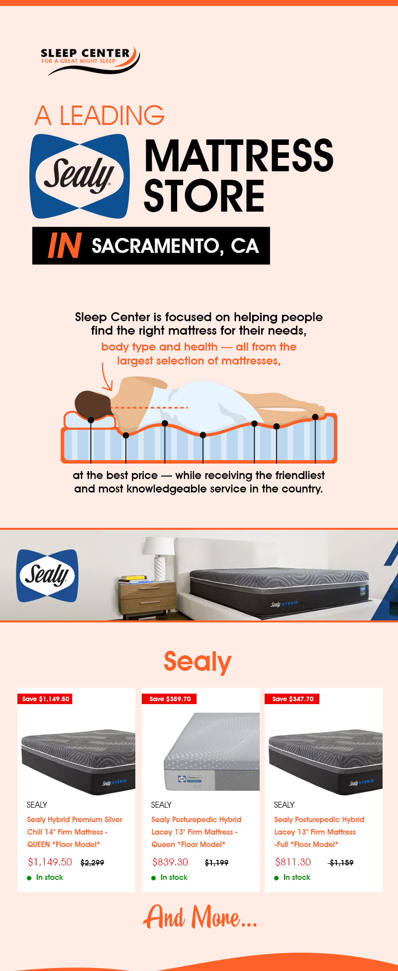 Shop for the Modern and Stylish Sealy You Can Buy Online from Sleep Center