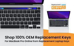 Shop 100% OEM Replacement Keys for MacBook Pro Online from Replacement Laptop Keys
