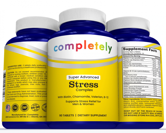 Release All Your Stress With Natural Stress B Complex Vitamins - Social ...