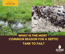 What is the most common reason for a septic tank to fail?