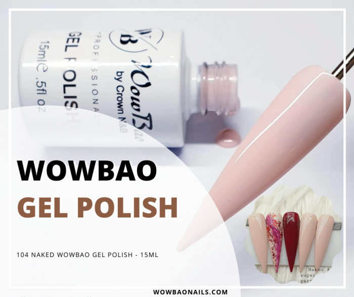 104 Naked WowBao Gel Polish – 15ml