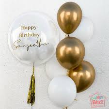 Black & Gold 40 Birthday Balloon Gift – Balloon HQ