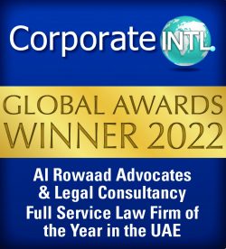 Al Rowaad Awarded For Being The Best Law Firm In UAE – 2022