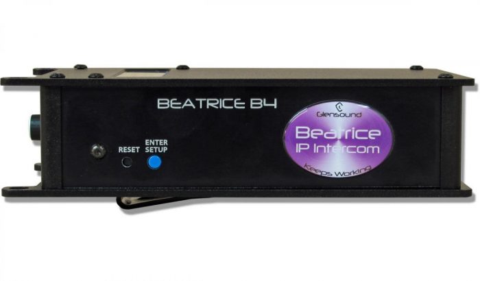 Beatrice B4 – 4 Channel Dante/AES67 BeltPack Intercom