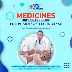 Best School Online for medicines management courses for pharmacy technicians