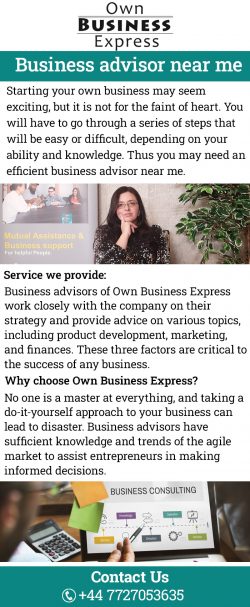 Why Do Businesses Need The Best Business Advisor near Me?