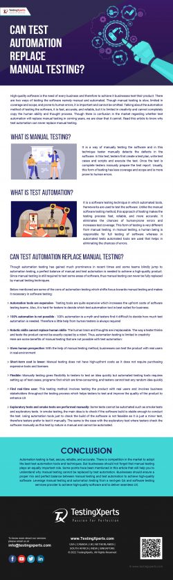 Can Test Automation Replace Manual Testing?