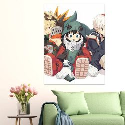 My Hero Academia Poster Art Wall Poster Sticky Poster Gift for Fans Spider Man Poster