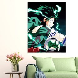 My Hero Academia Poster Art Wall Poster Sticky Poster Gift for Fans Raw Scans Leaks Poster