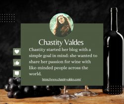 Chastity Valdes is an expert in wines