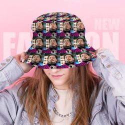 Post Malone Fisherman Hat Unisex Fashion Bucket Hat Gifts For Post Malone Fans Face Tattoos $15.95