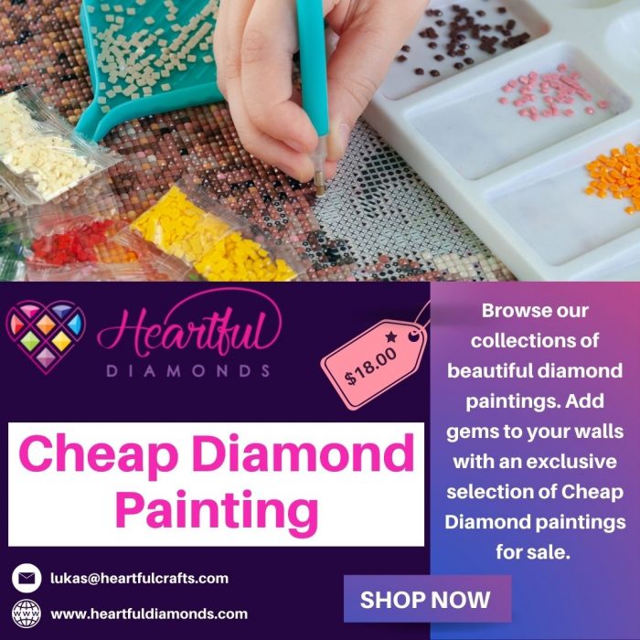 Cheap Diamond Painting Kits | Heartful Diamonds