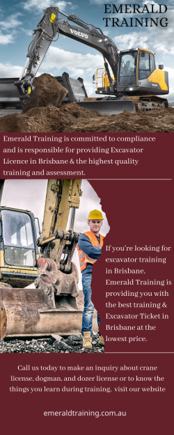 Get your Excavator Ticket in Brisbane
