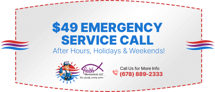 $49 Emergency Service Call