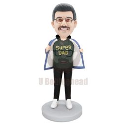 Father’s Day Gifts Custom Male Bobbleheads Open Coat