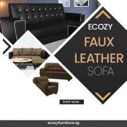 Take Faux Leather Sofa to Your Home at Affordable Price – Ecozy Furniture