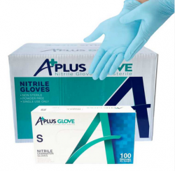 Nitrile Gloves -10 Boxes – 1000 PCS (8.99$/Box of 100pcs-100% Nitrile Patient Examination  ...