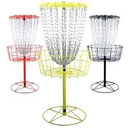 WHAT ARE THE DIFFERENT TYPES OF FRISBEE GOLF BASKETS?