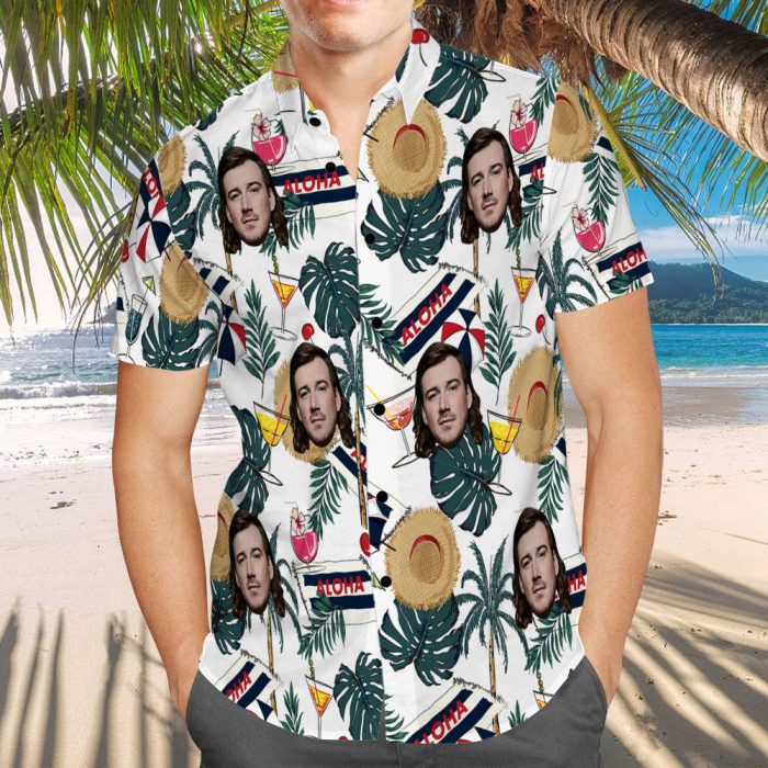 Morgan Wallen Hawaiian Shirt Funny Sun Hats Hawaiian Shirt