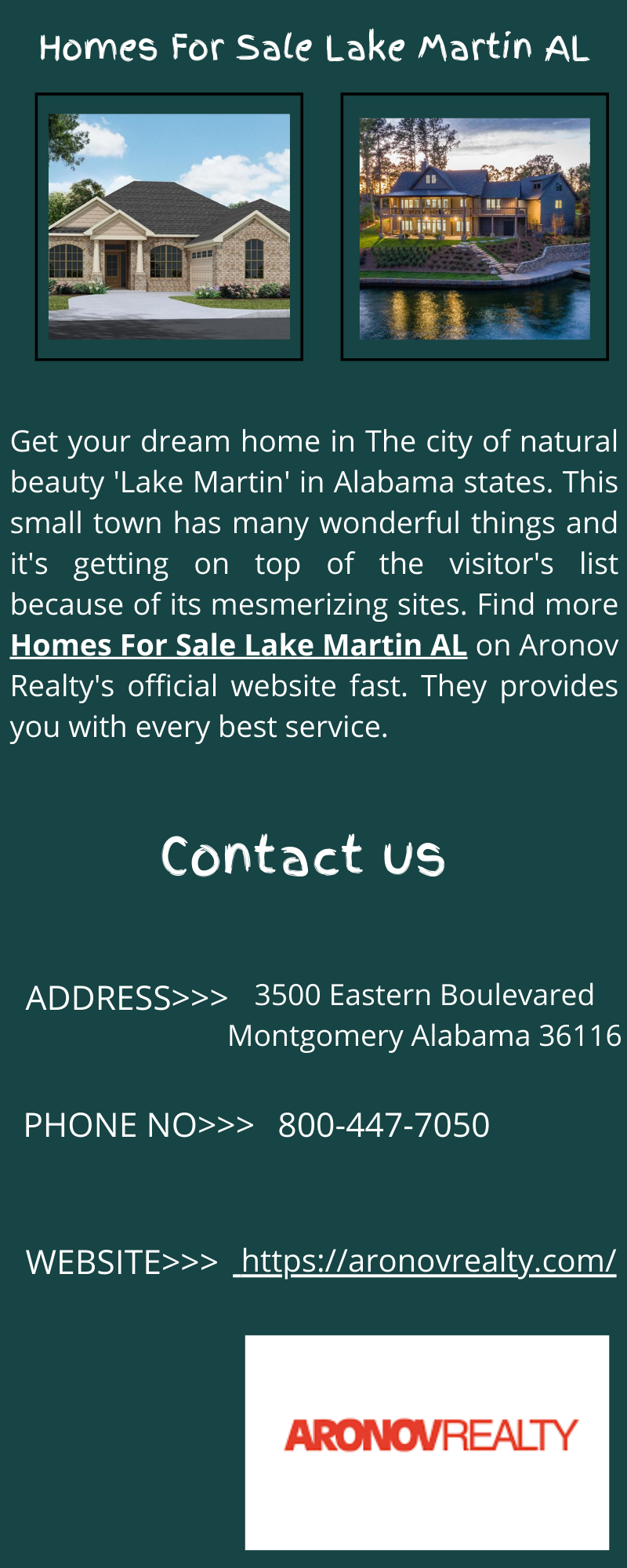 Get Your Homes For Sale Lake Martin AL
