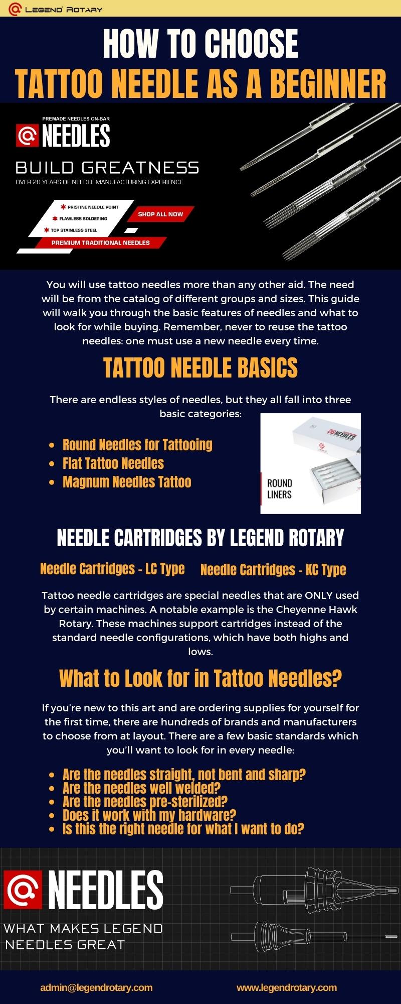 How to Choose Tattoo Needle as a Beginner