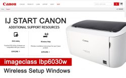 Canon imageCLASS LBP6030w Wi-Fi Setup with by IJ Start Canon