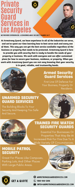 Private Security Guard Services in Los Angeles, CA – Armstrong Guard Services