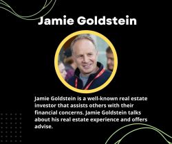 Jamie Goldstein giving advice on how to invest in real estate