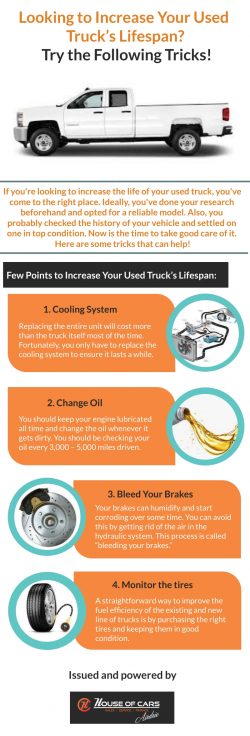 Looking to Increase Your Used Truck’s Lifespan? Try the Following Tricks!