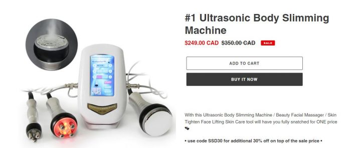 Order Ultrasonic Slimming Machine