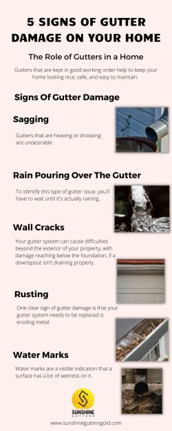 5 SIGNS OF GUTTER DAMAGE ON YOUR HOME