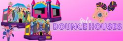Pink And Purple Bounce House Rentals