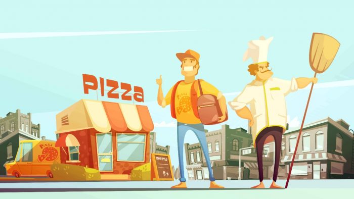 What is the purpose of an online pizza ordering system?
