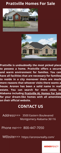 High Profile Prattville Homes For Sale