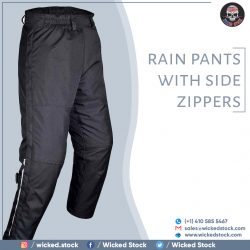 Rain Pants With Side Zippers
