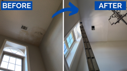 Roof Leak Drywall Repair