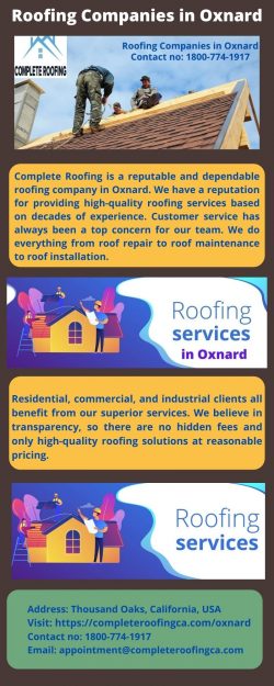 Roofing company in Oxnard