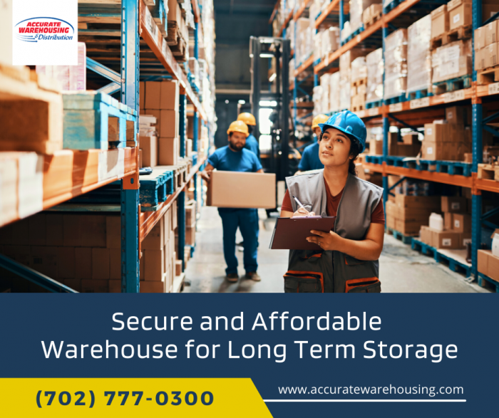 Secure and Affordable Warehouse for Long Term Storage
