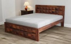 Sheesham Wood Bed With Storage