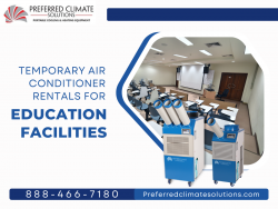 Temporary Air Conditioner Rentals for Education Facilities