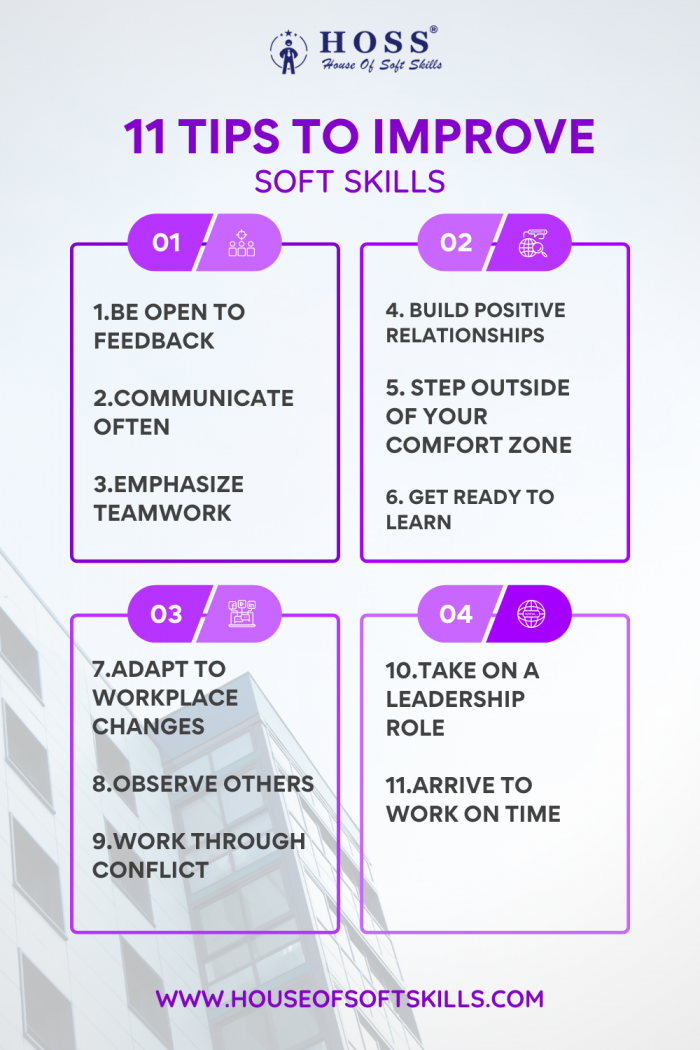 11 Tips to Improve Your Soft Skills