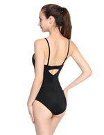 Wholesale Flatten Tummy Black Bodysuit Elastic Shapewear Front U Style