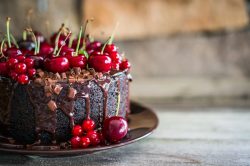 Best Black Forest Cake with Unique Design