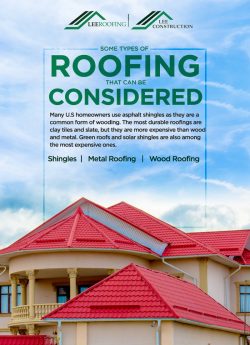 Some Types Of Roofing That Can Be Considered