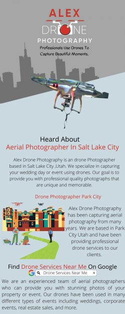 Aerial Photographer Salt Lake City in Utah