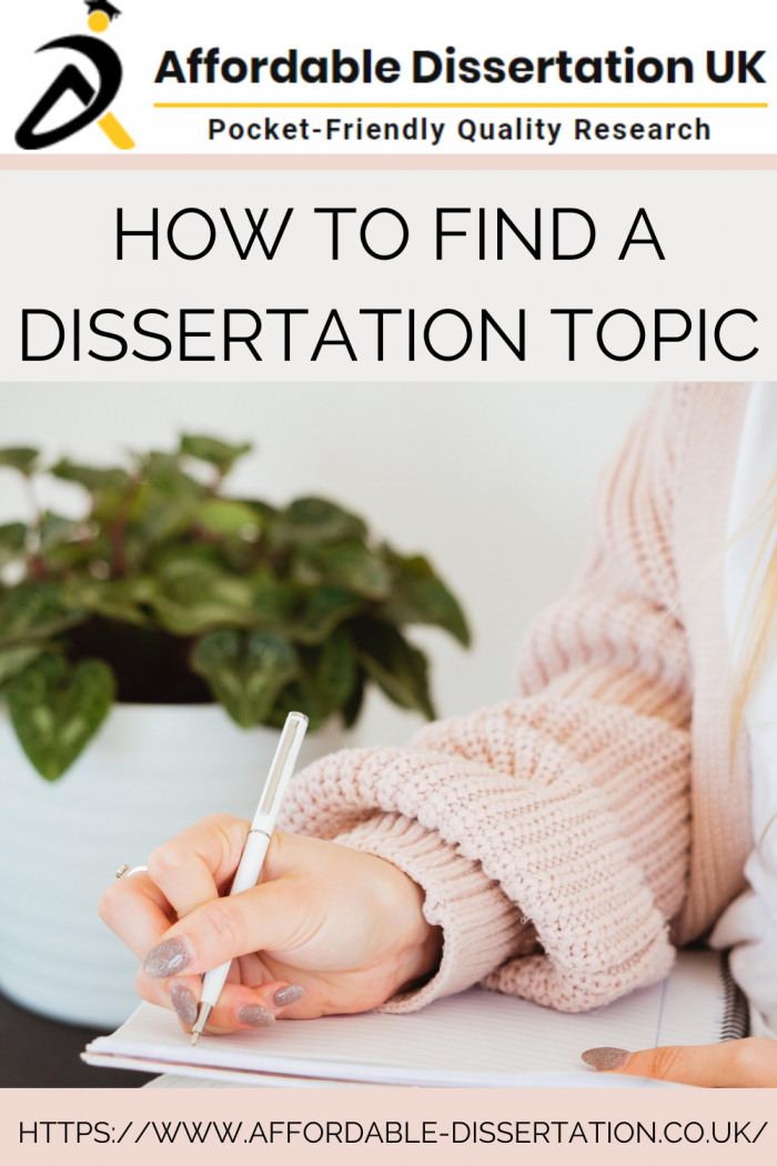 How to find a dissertation topic?