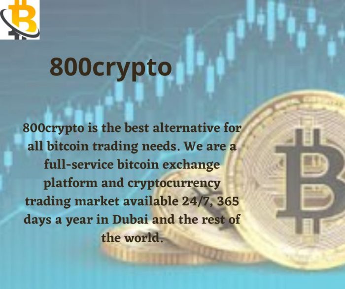 Best Bitcoin exchange Dubai by 800crypto